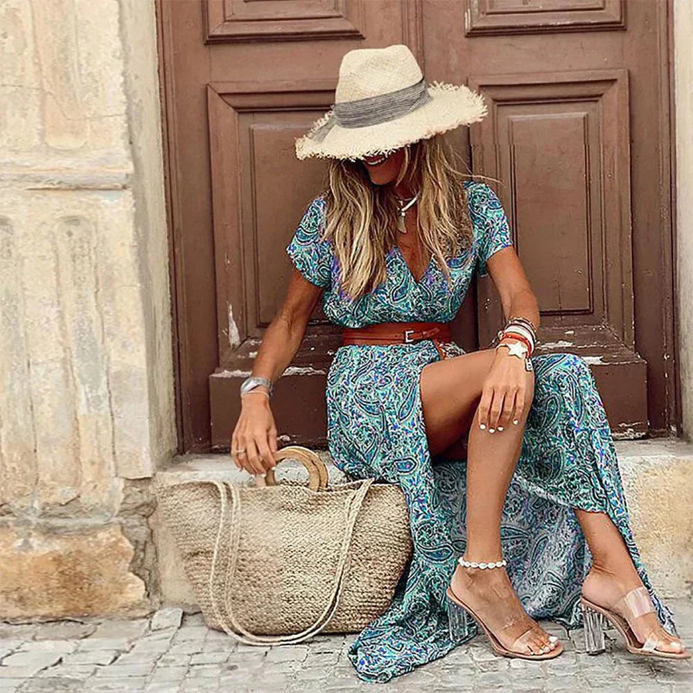 Bohemian maxi dress