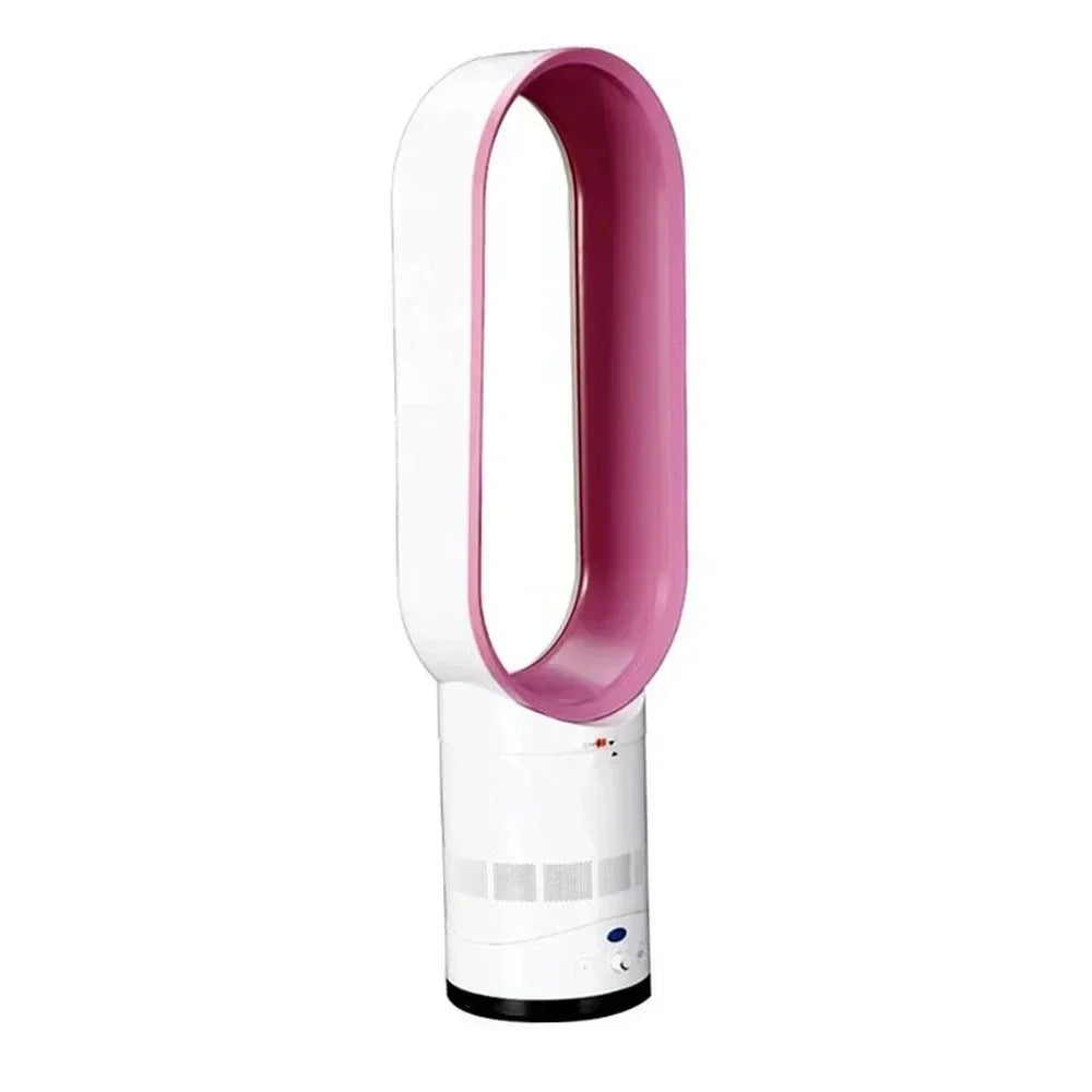 16-inch bladeless fan with remote control - Quiet, safe, and stylish for any interior