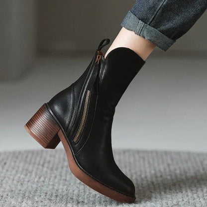 Women's Low Heel Ankle Boots
