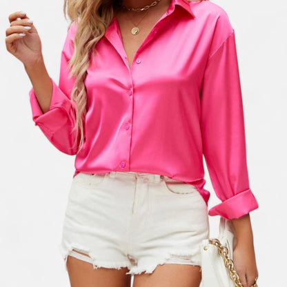 Ancient World | Women's Summer Blouse – Light Draped, Effortless Seasonal Elegance