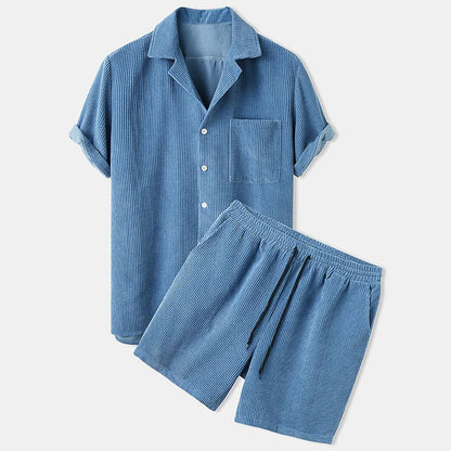 Breathable Casual Men's Summer Outfit Set