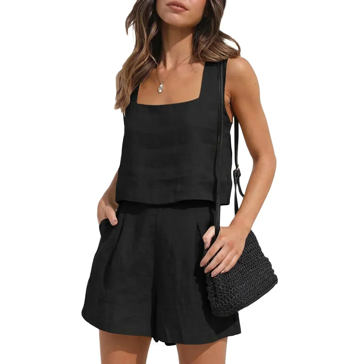 Beatrix | Elegant Summer Set for Women Made of Breathable Linen