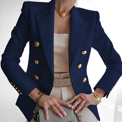 Women's Double-Breasted Blazer | Structured Fit