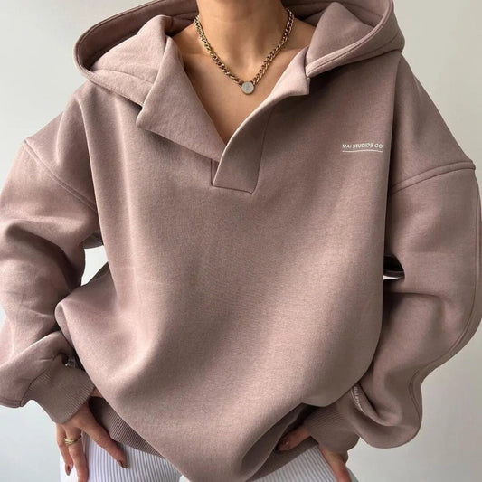 Warm Ladies Fleece Hooded Jacket - Olytrend