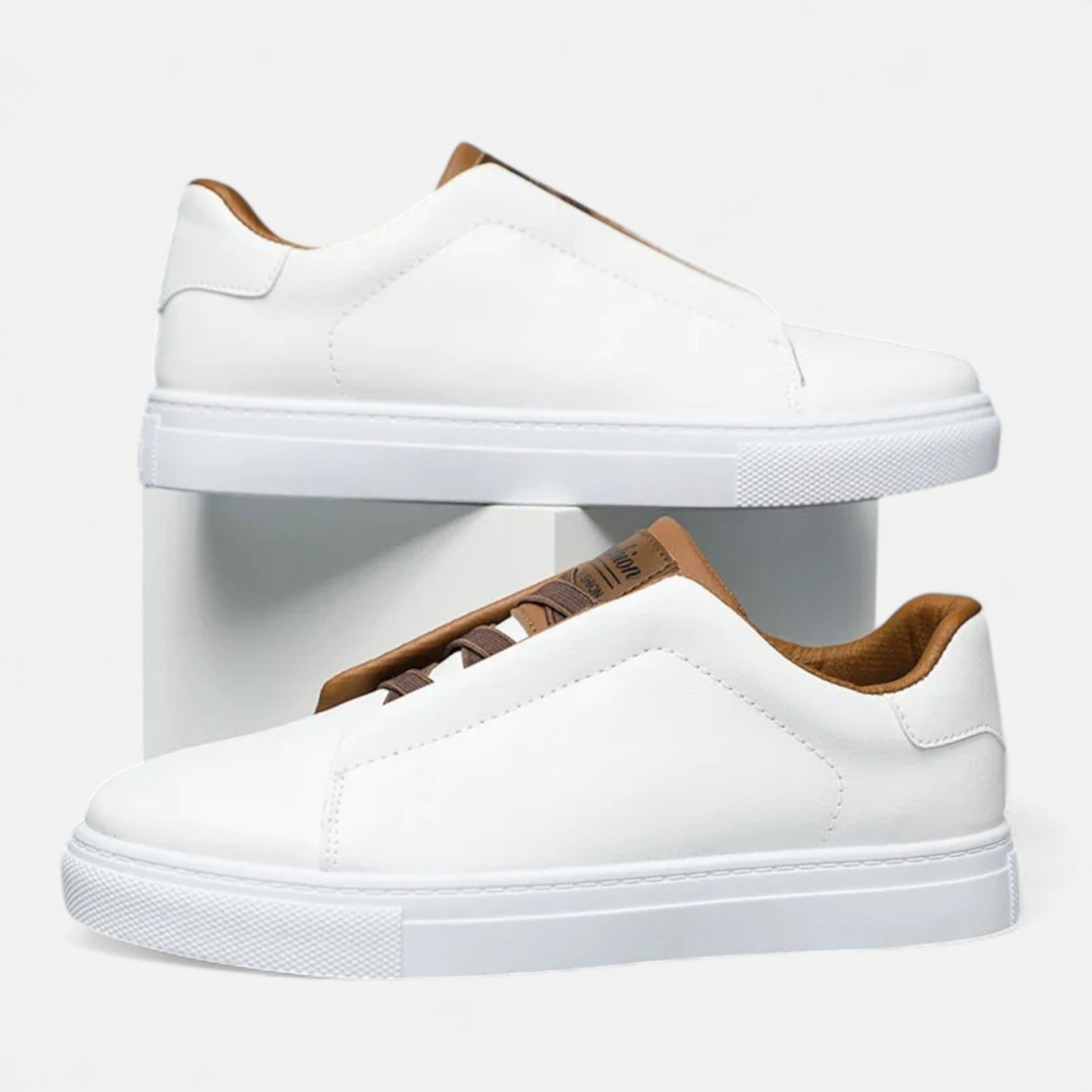 Ancienne Monde | Premium Leather Slip-On Men's Sneakers