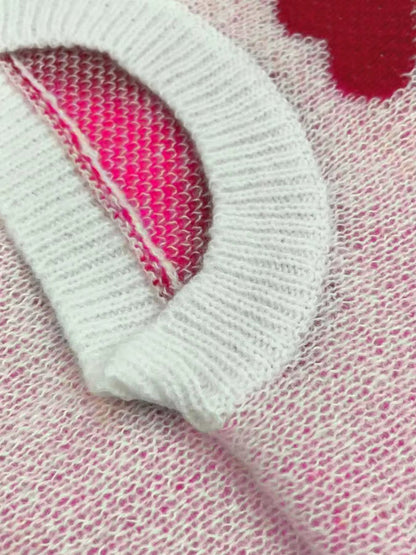 Beautiful Heart Pattern Sweater