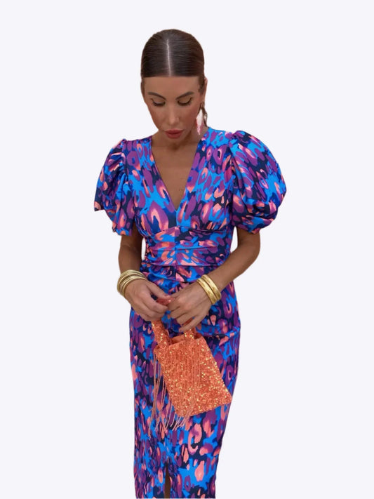 Violina - Radiant Pleated Dress for Women