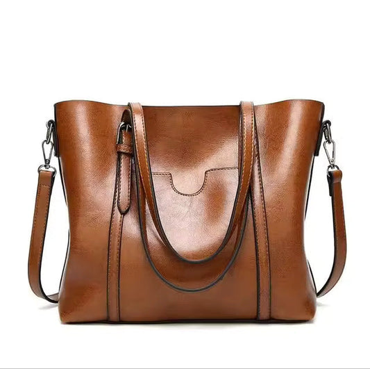 AURELIA™ | Vintage Shoulder Tote – Elegant & Durable