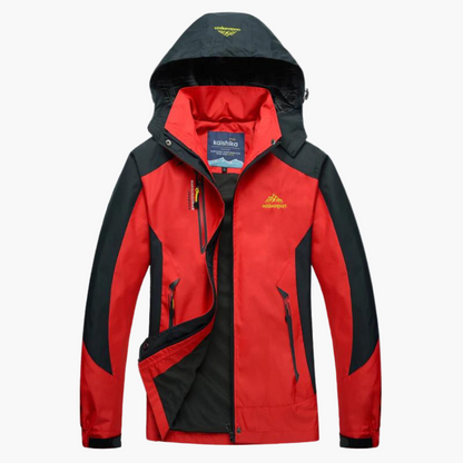 Women's Outdoor Jacket Sporty Waterproof Windproof with Hood – Perfect for Hiking & Leisure