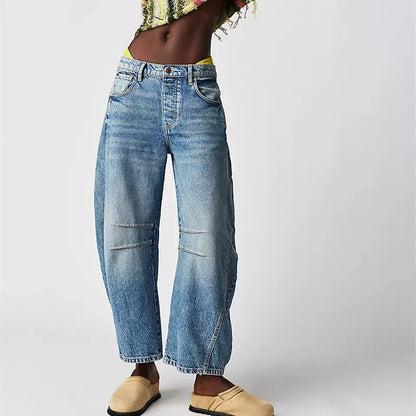 Casual-fit vintage women's jeans