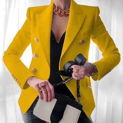 Vintage Style Women's Classic Blazer Jacket