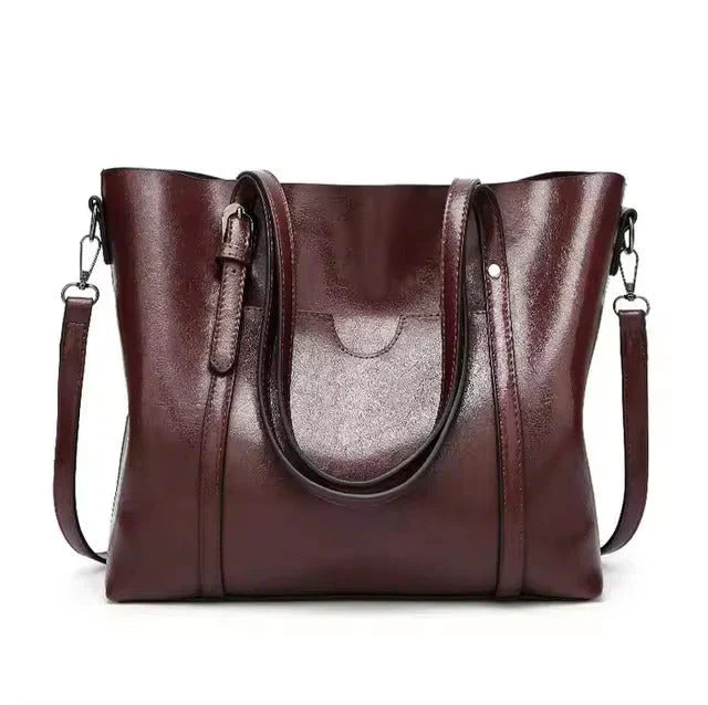 AURELIA™ | Vintage Shoulder Tote – Elegant & Durable
