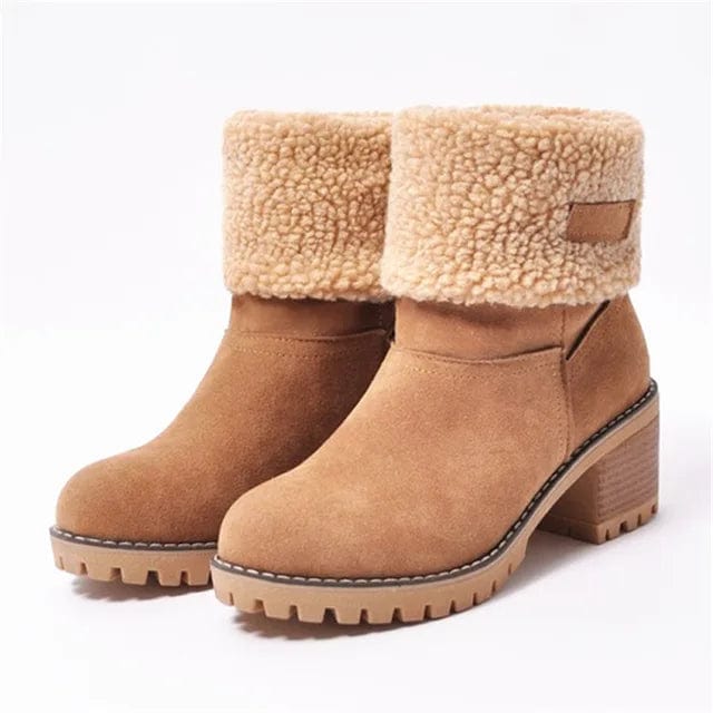 Warm Knee High Wool Winter Boots