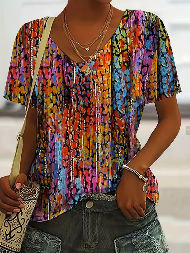 Casual Ladies Short Sleeve Tee