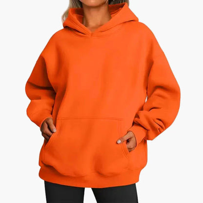 Women's Oversize Hoodie Hooded Sweatshirt Leisure Streetwear