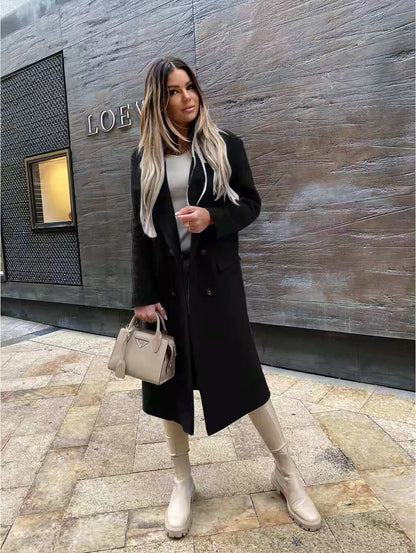 ANNA - Wool coat with buttons
