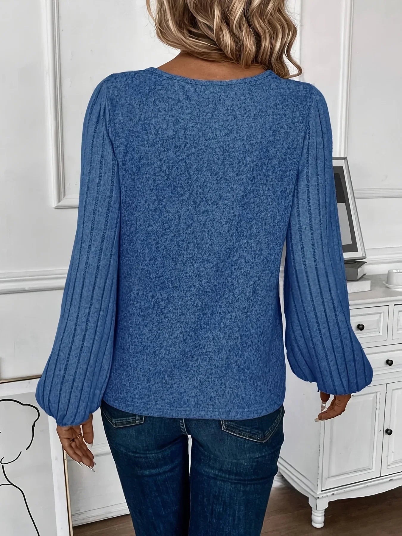 Chic Bell Sleeve Winter Sweater