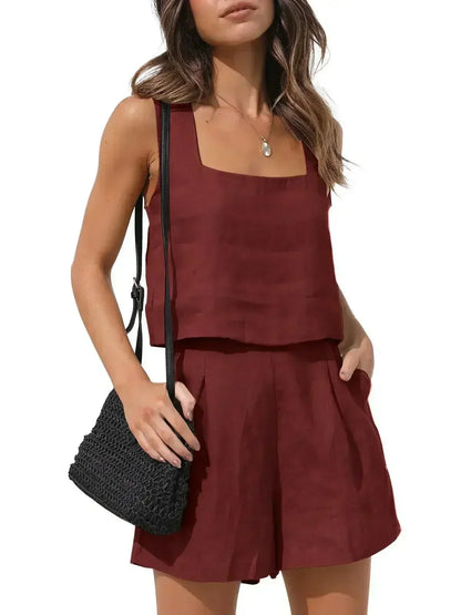 Beatrix | Elegant Summer Set for Women Made of Breathable Linen