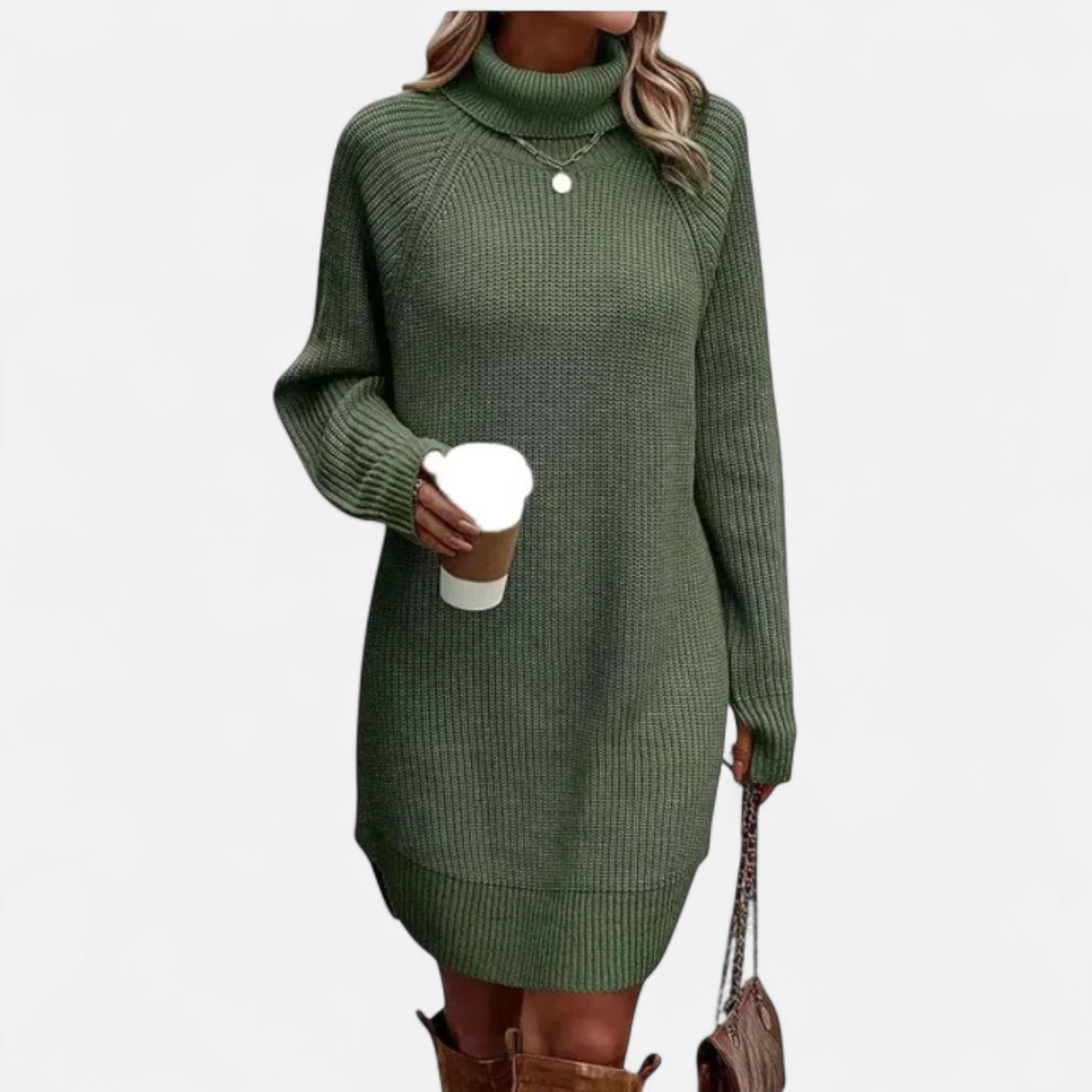 Ancient World | Elegant Women's Dress in Classic Knit