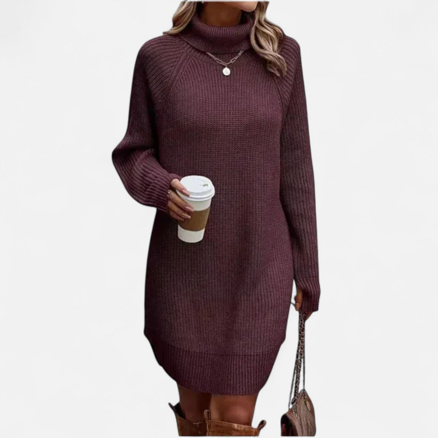 Ancient World | Elegant Women's Dress in Classic Knit