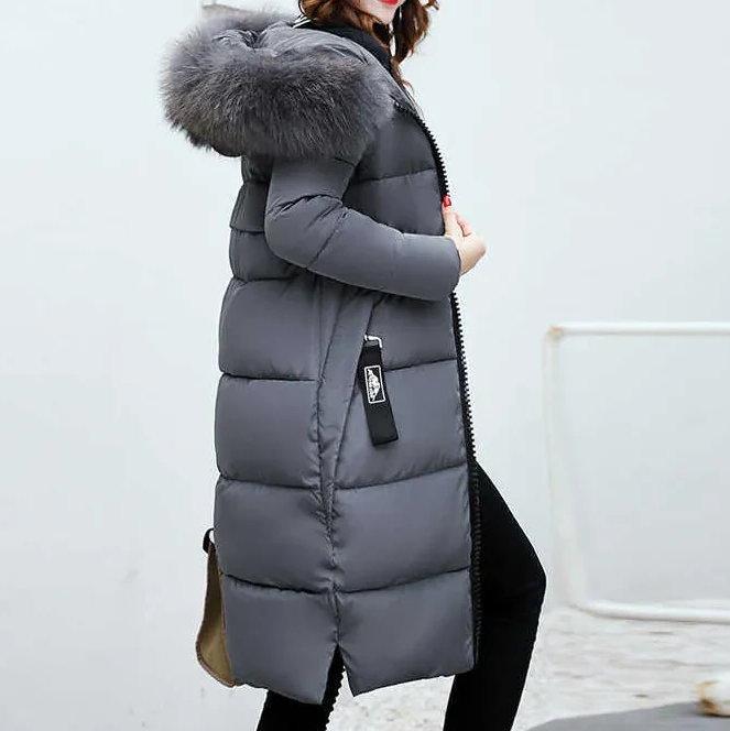 Women's Fuzede Long Winter Coat