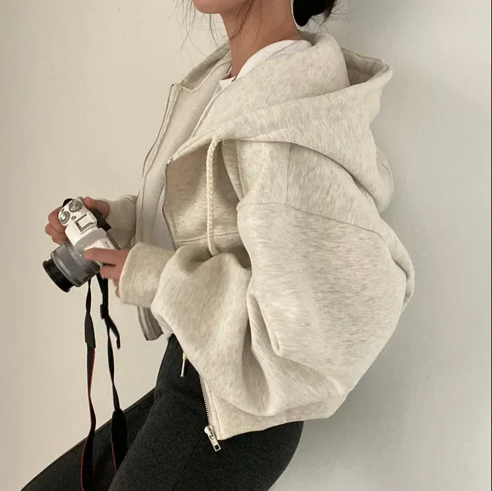 Women's Jonah Oversized Zip-Up Winter Jumper