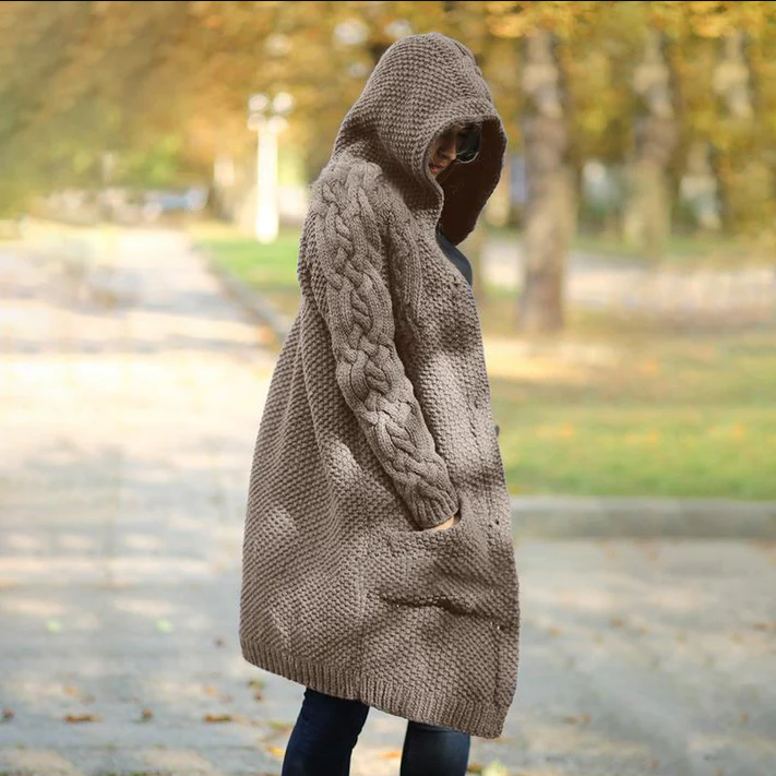 Women's Long Hooded Jacket by Lynda