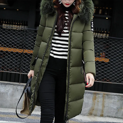 Women's Fuzede Long Winter Coat