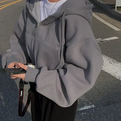 Women's Jonah Oversized Zip-Up Winter Jumper