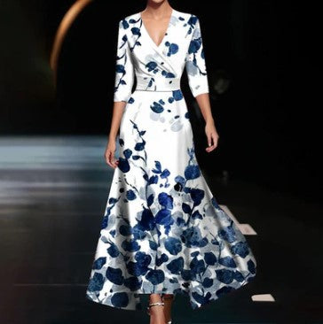 Blue floral Penelope dress