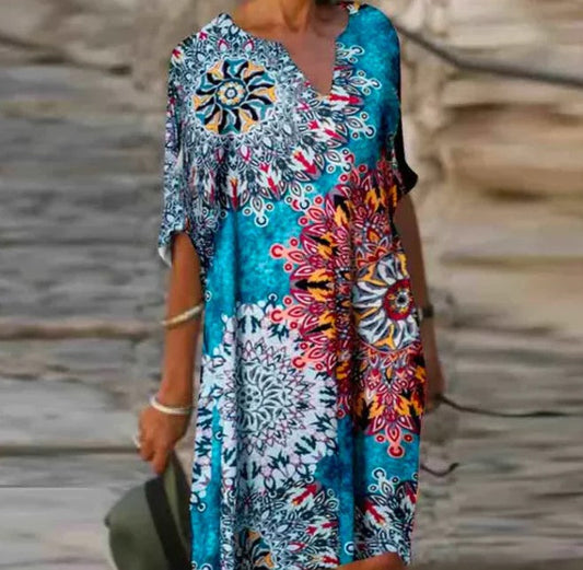 Charlotte: Mandala Flower Dress