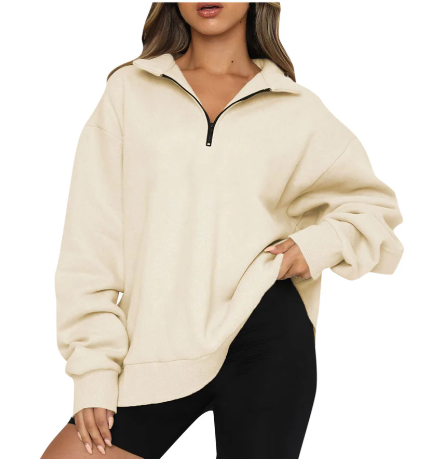 Women's collared Charlotte sweatshirt