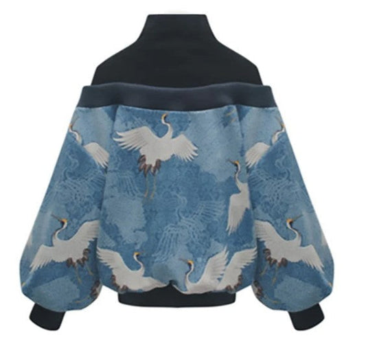 Women's Puff Sleeve Sweatshirt - Ela