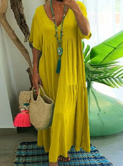 Anne's Cotton and Linen Dress