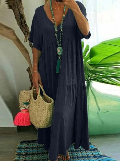 Anne's Cotton and Linen Dress