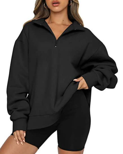 Women's collared Charlotte sweatshirt