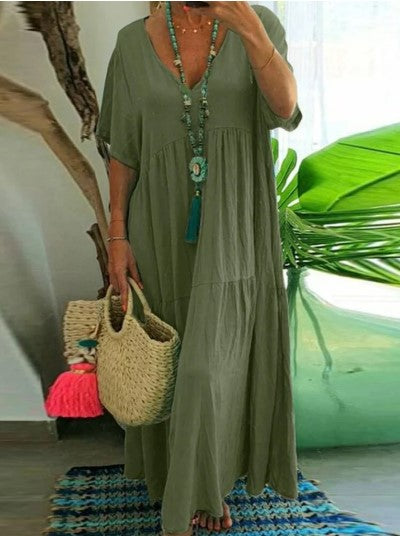 Anne's Cotton and Linen Dress