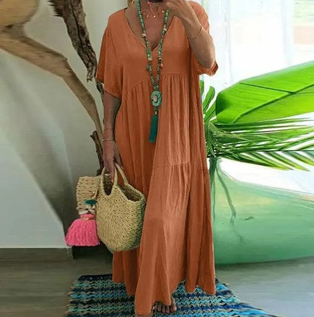 Anne's Cotton and Linen Dress