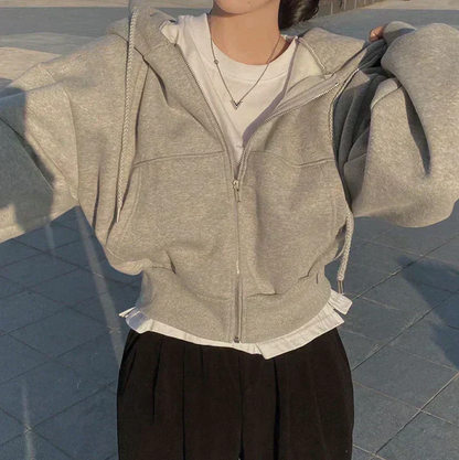 Women's Jonah Oversized Zip-Up Winter Jumper