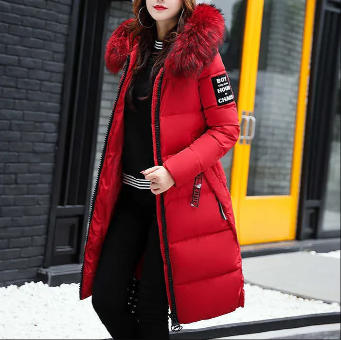 Women's Fuzede Long Winter Coat