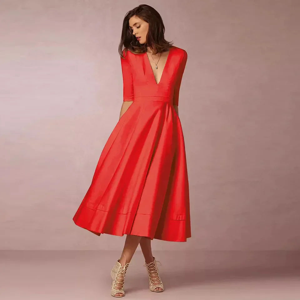 Carla | Elegant Midi Dress