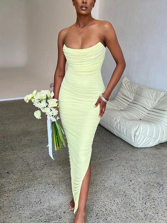 Beale Maxi Dress: Off-the-Shoulder Style