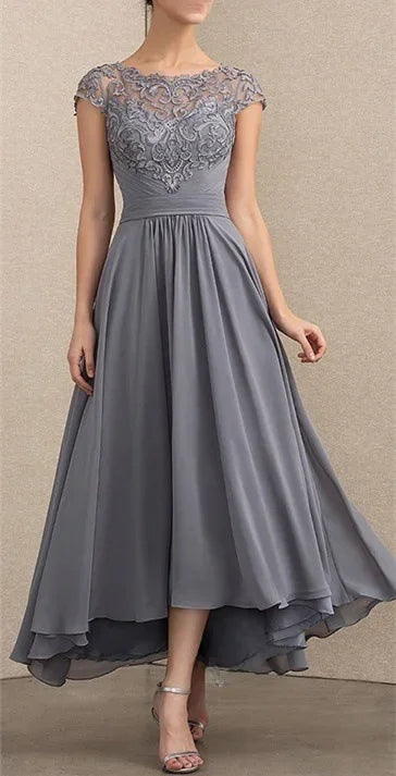 Beautiful Floral Long Evening Dress