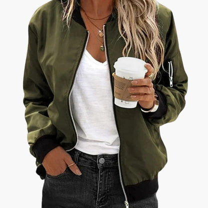 Vintage Bomber Jacket with Classic Style and Cozy Fit - Olytrend