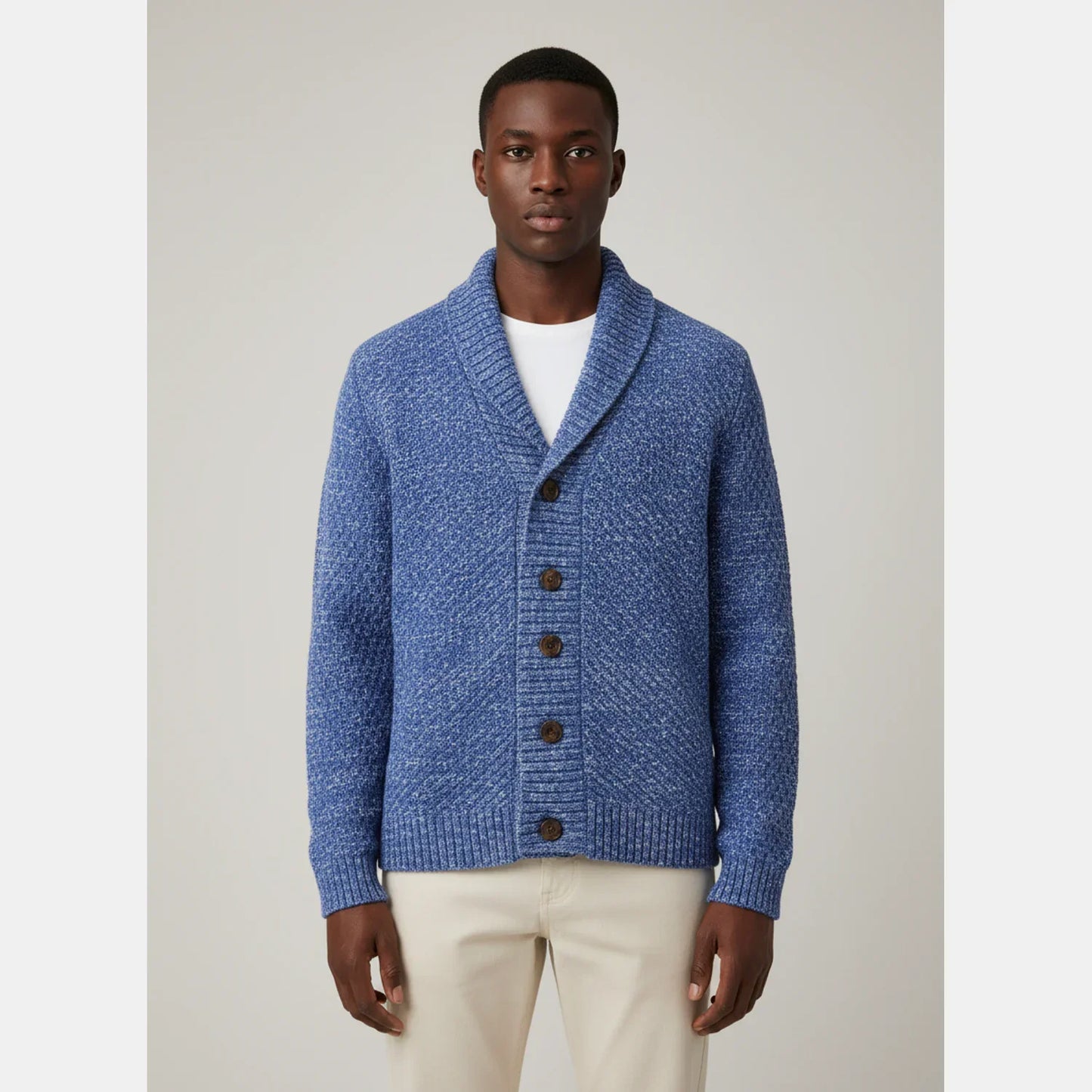 Warm Crew Neck Knit Sweater for Men - Olytrend