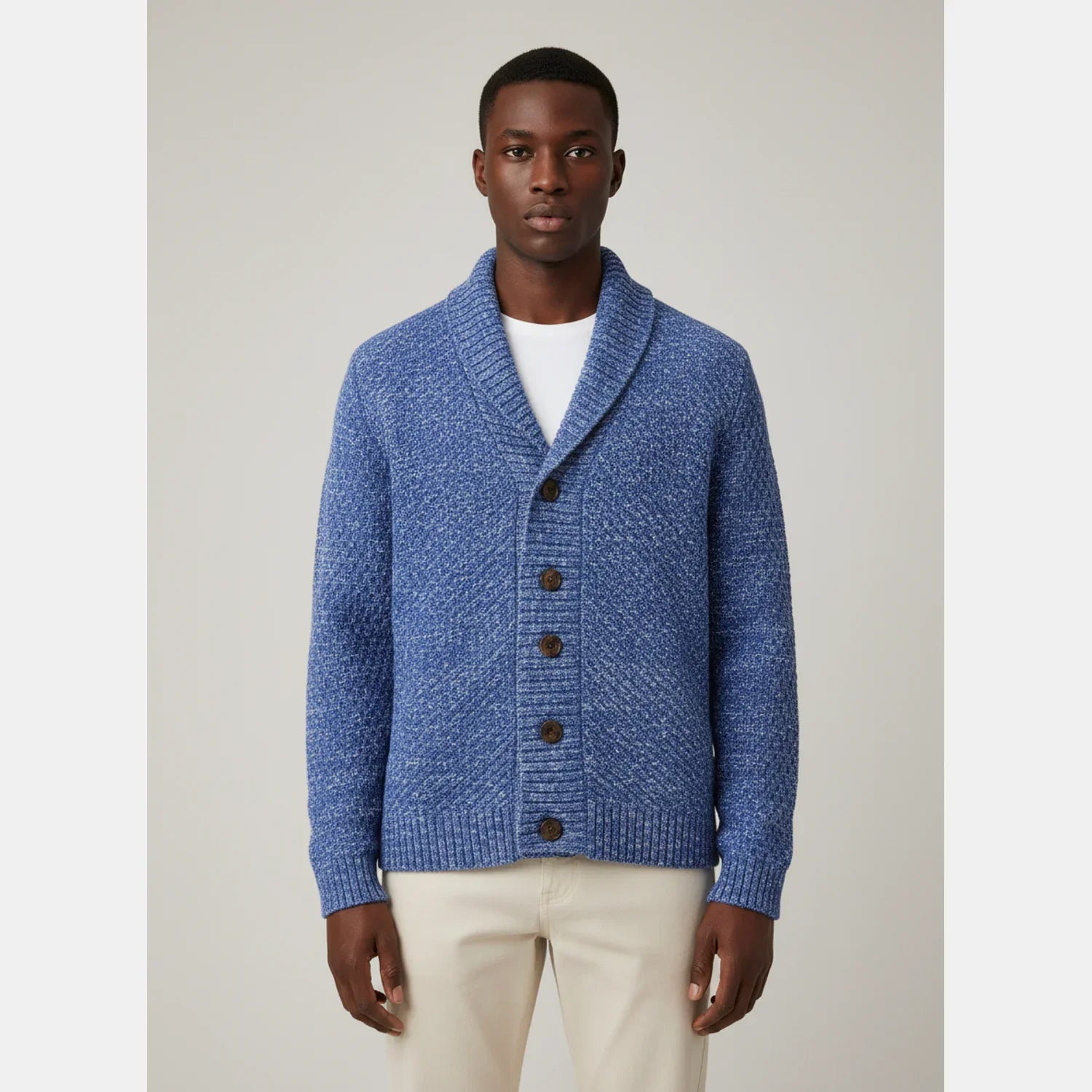 Warm Crew Neck Knit Sweater for Men - Olytrend