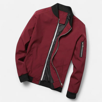 Ancient World | Men's Light Bomber Jacket Timeless Elegance