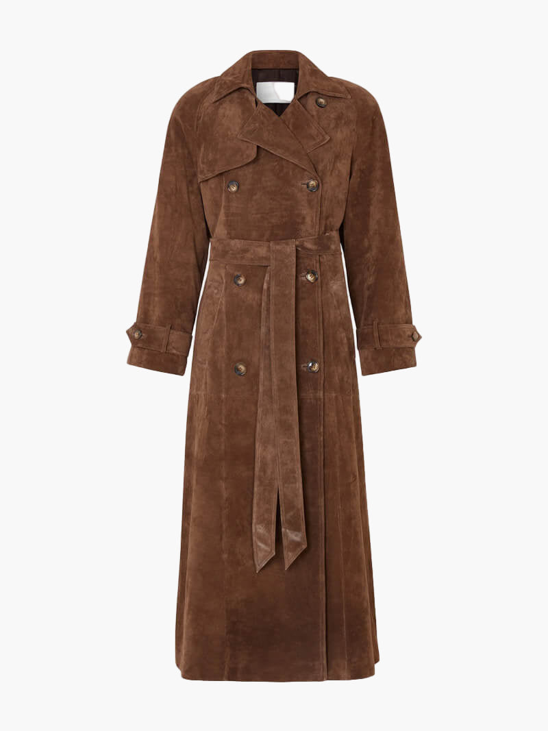 Women's Trench Coat Long Classic Elegant Style for Everyday and Special Occasions