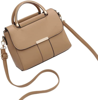 Ali - Chic vegan leather bag with lid