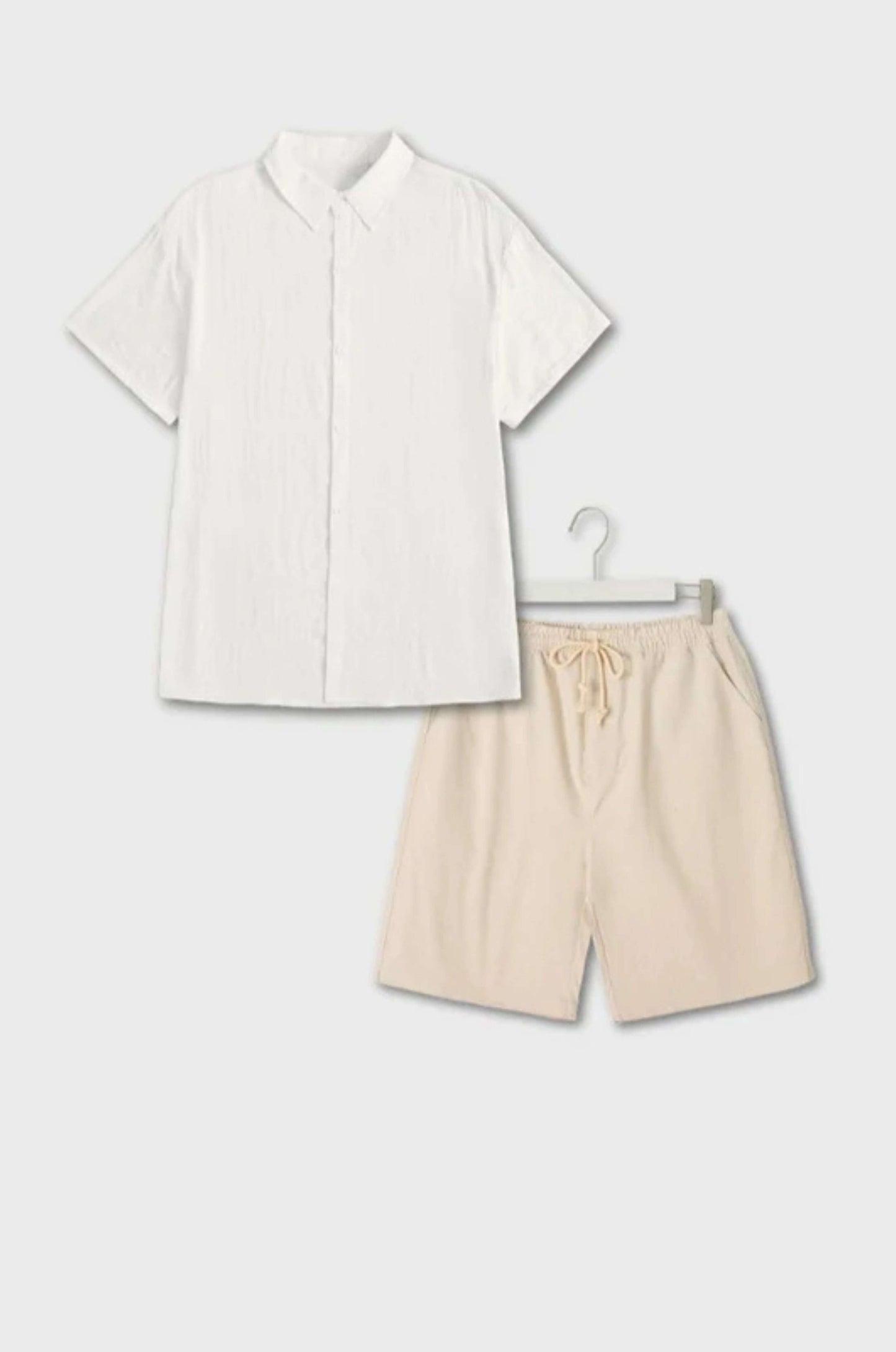 Beach set made of linen and cotton